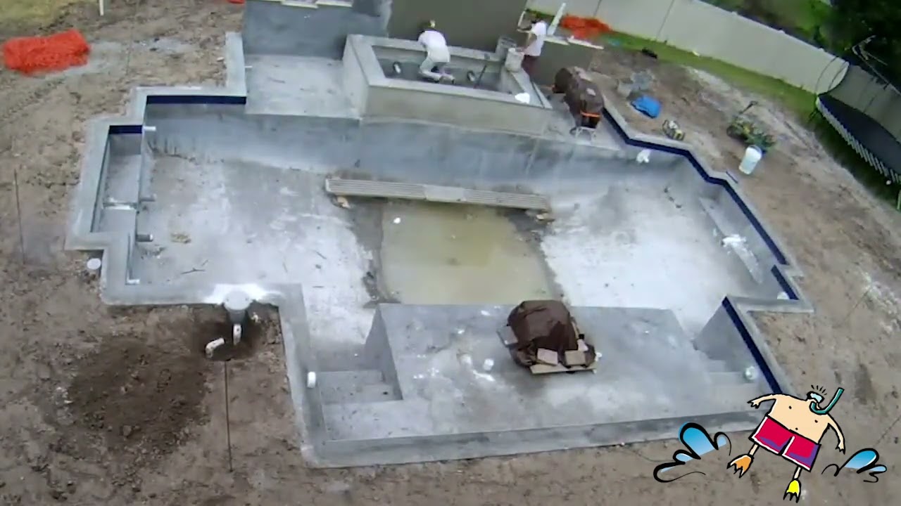 Pool Build Time Lapse from Start to Finish