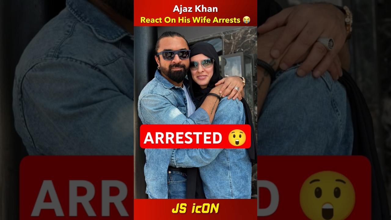 Ajaz Khan React On His Wife Arrests 😭 | #shorts #short #ajazkhan