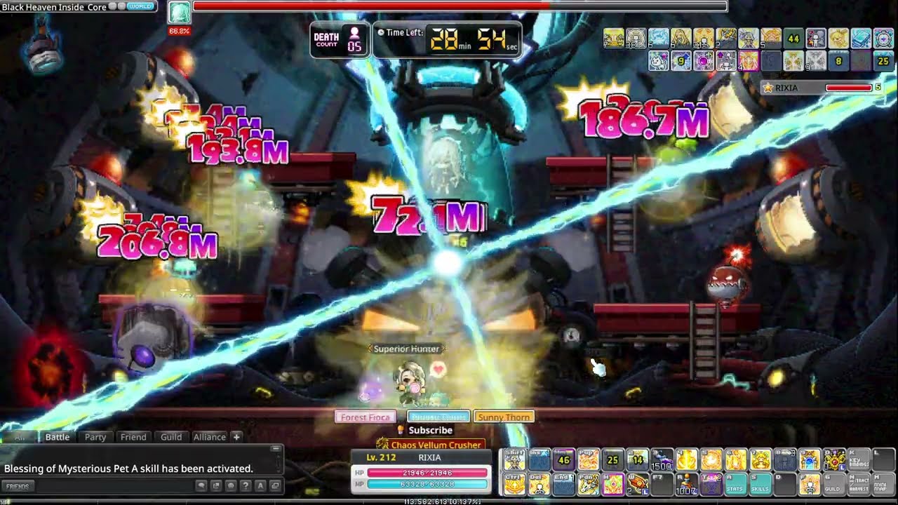 Normal Lotus Bishop Solo Showcase in Maplestory N (Full Stats & Equipment Gear Shown)