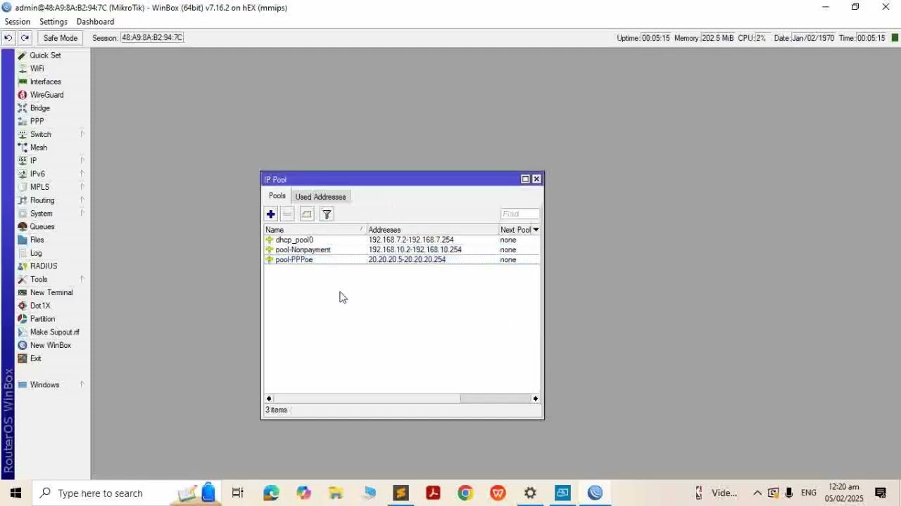 MIKROTIK PAYMENT REMINDER AUTO POP UP V7