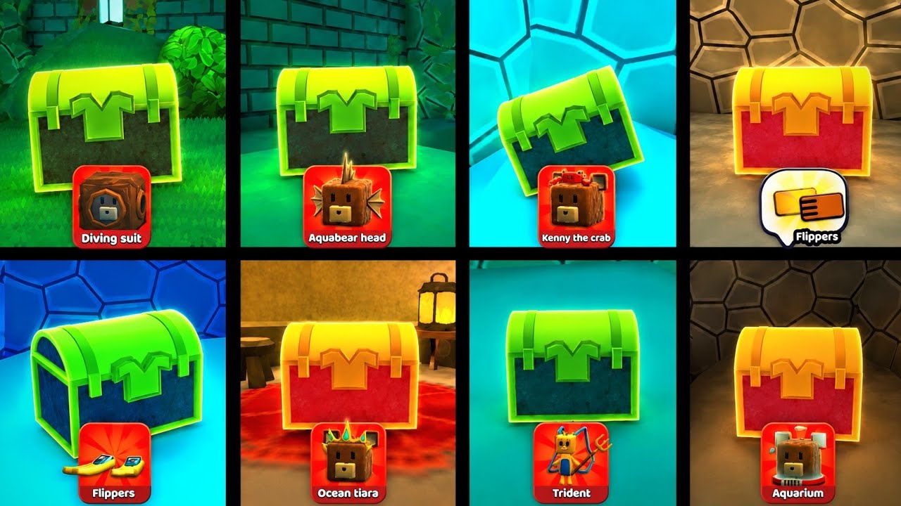 The Crystalline Lagoon All 12 Secret Chests SUPER BEAR ADVENTURE Gameplay Walkthrough 