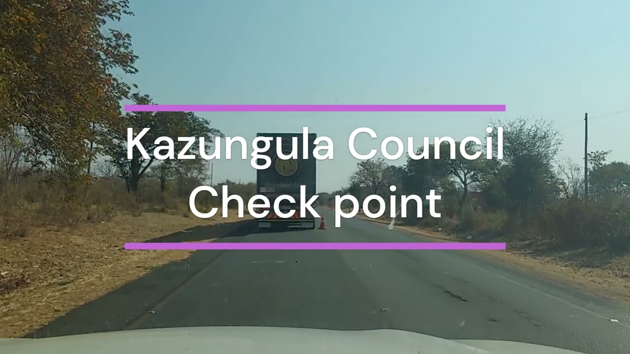 Driving from Livingstone to Kazungula | Zambia