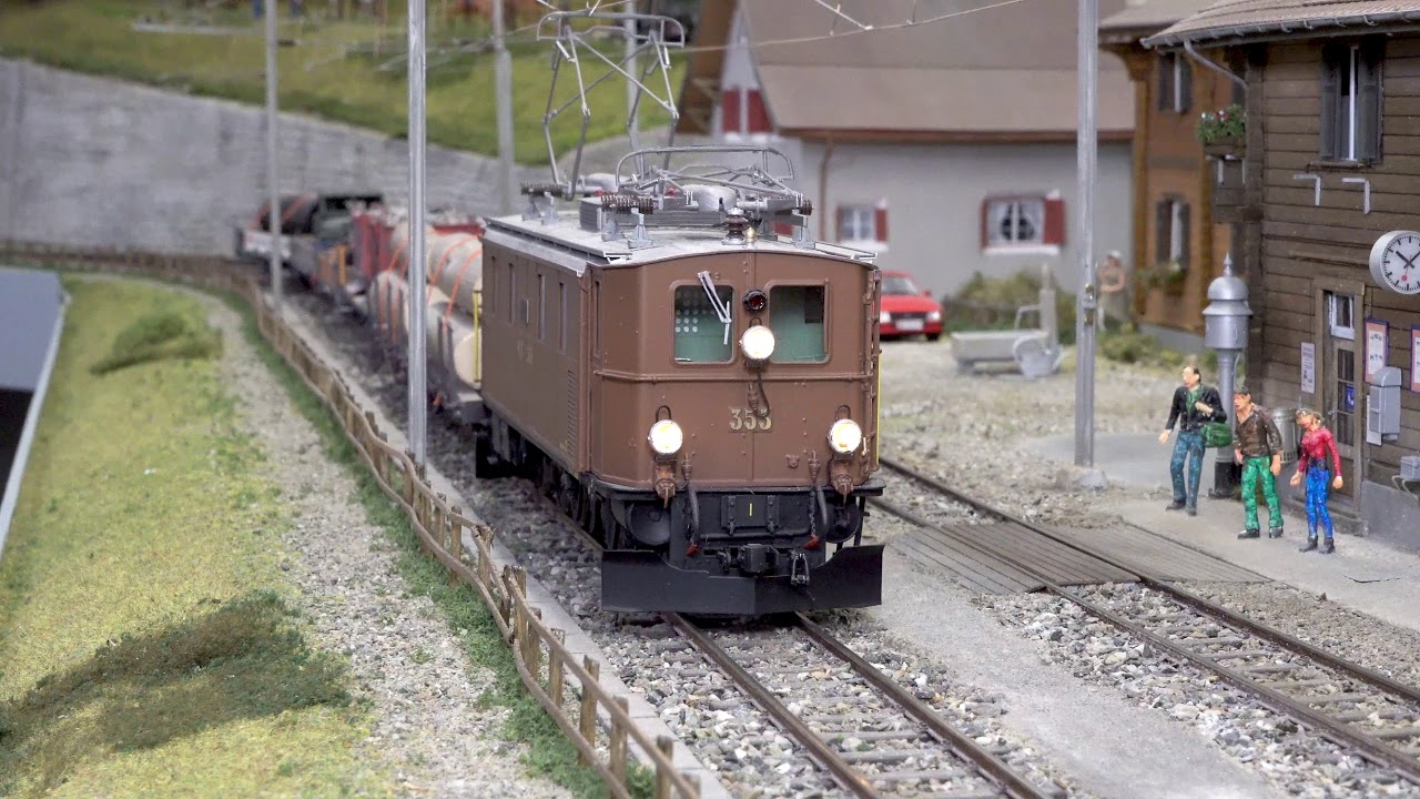 Im Landwassertal  Eine Modellbahn in Spur 0m
