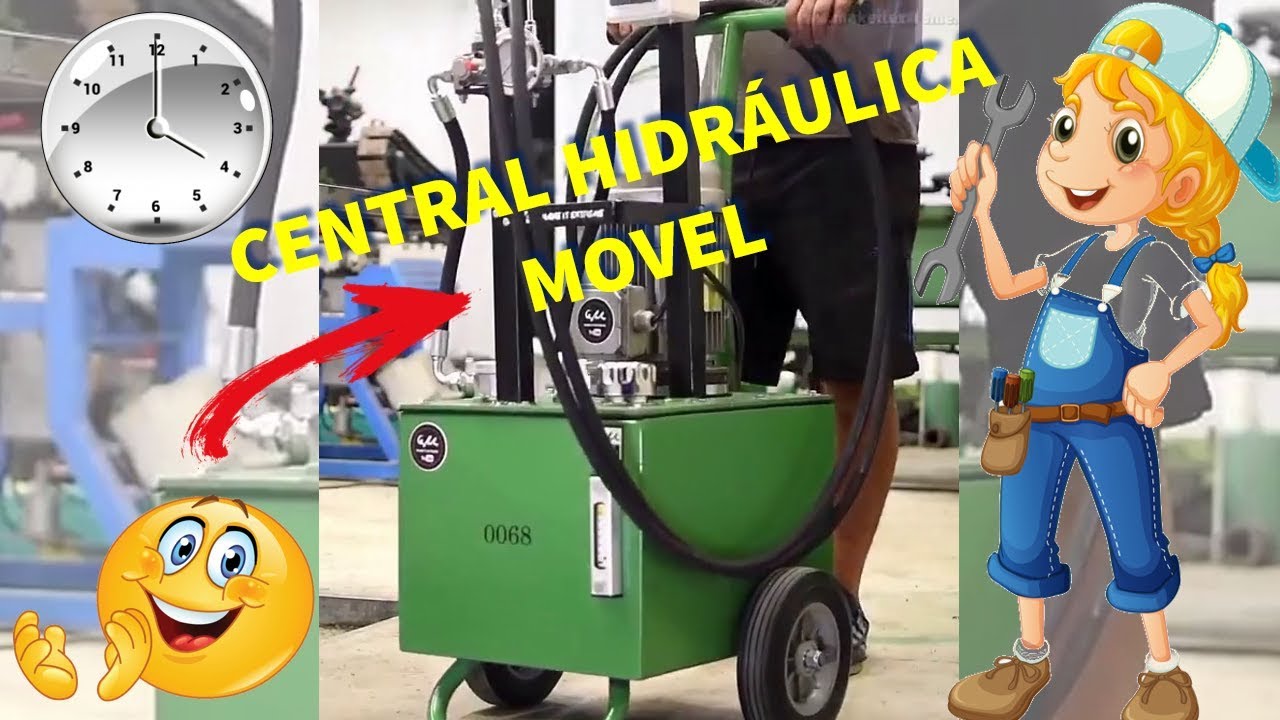 Central Hidráulica Móvel - Fabricação Passo a Passo DIY
