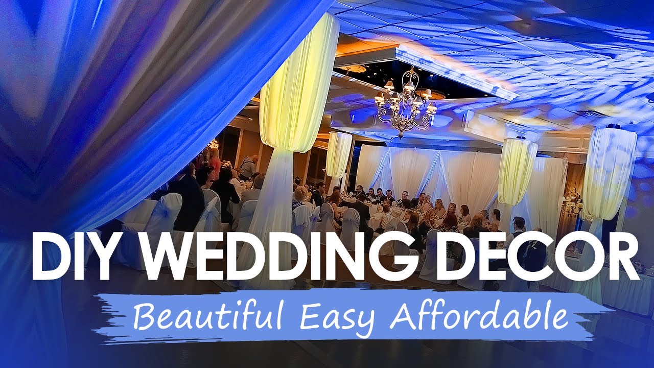 (3) POPULAR DIY WEDDING DECOR + DRAPING IDEAS (EASY AFFORDABLE)