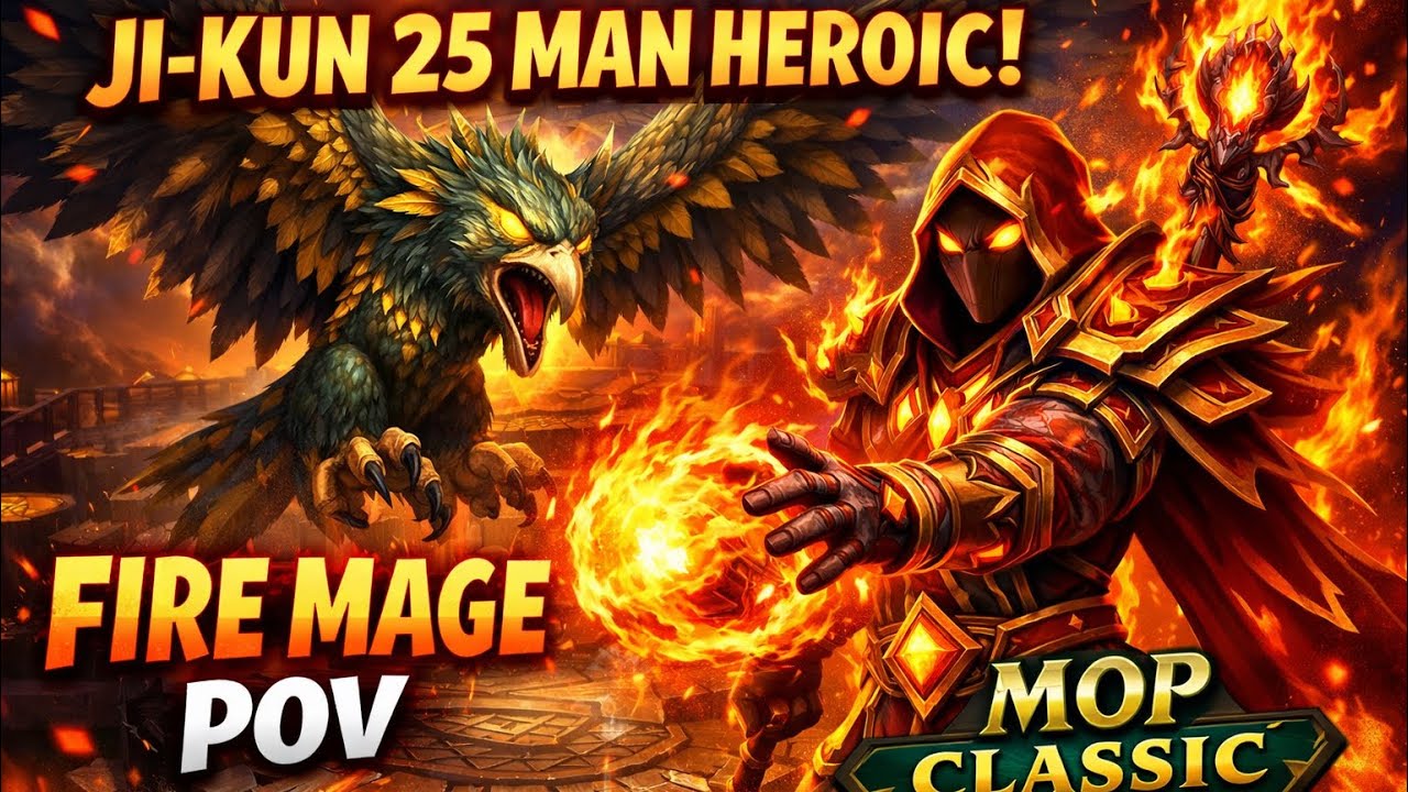 Ji-Kun 25 Man Heroic Fire Mage Pov - Mop Classic
