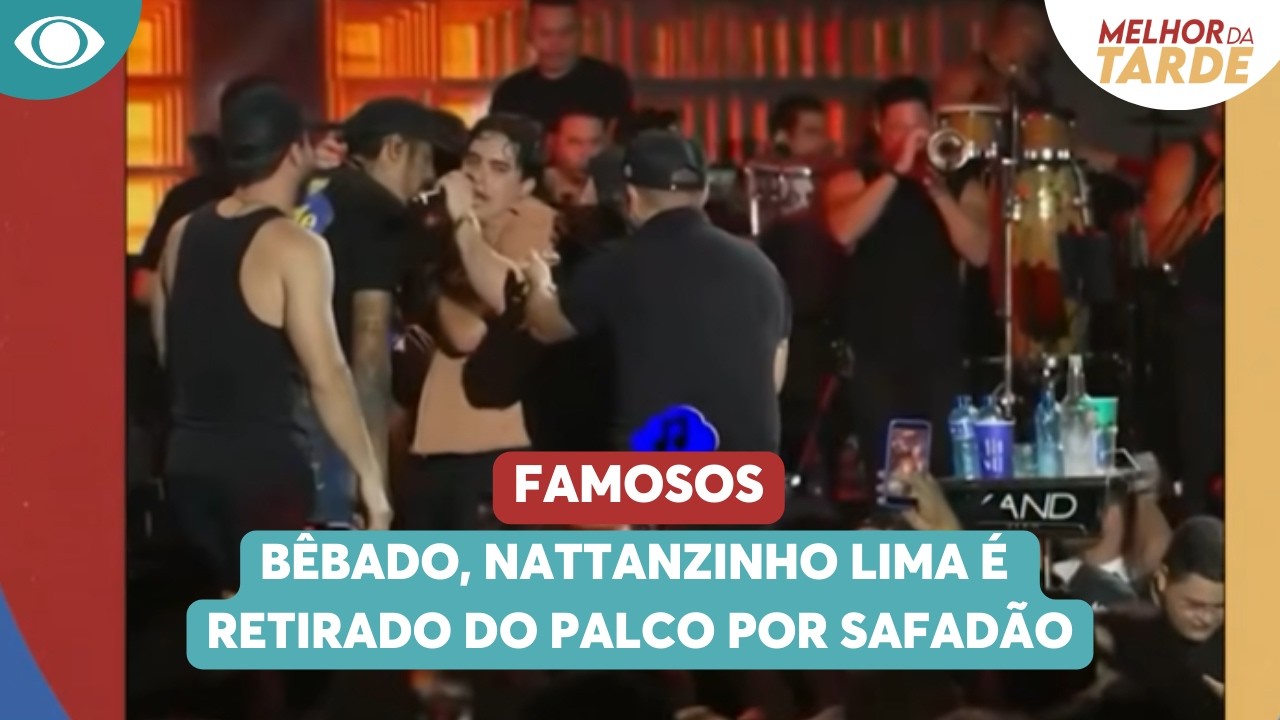 Bêbado, Nattanzinho Lima é retirado do palco por Safadão | Melhor da Tarde