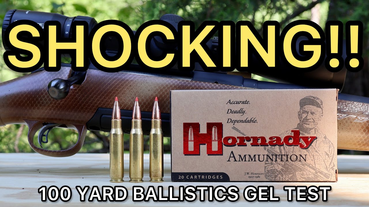 308 Winchester Hornady Custom SST Ballistics Gel Ammo Test