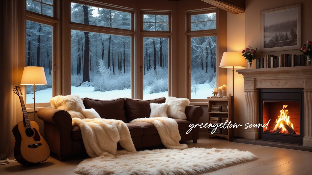 🎸guitar playlist | ✨ The Warmth of Waiting | 고요한 겨울 밤, 마음을 녹이는 기타 | greenyellow sound