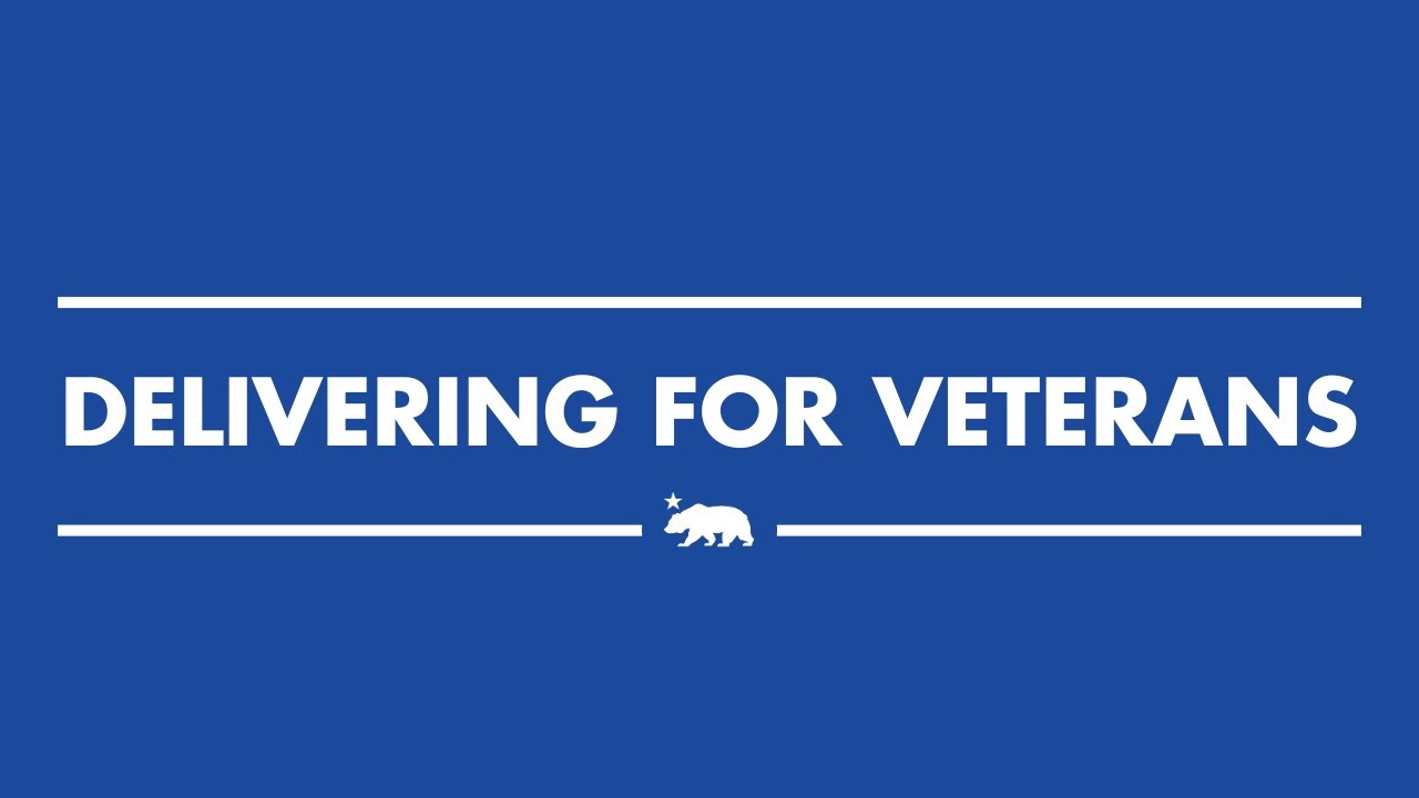 Governor Newsom announces new actions to protect veterans