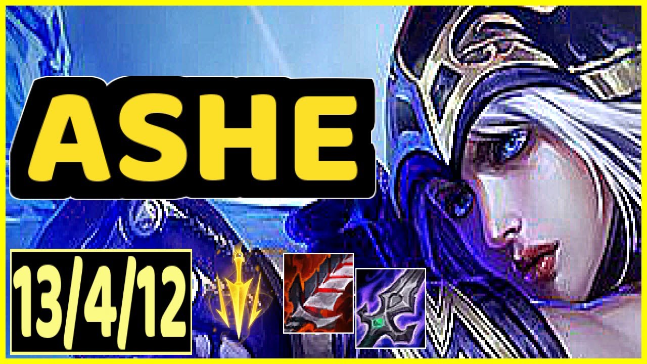 ASHE VS XAYAH - 13/4/12 KDA ADC GAMEPLAY