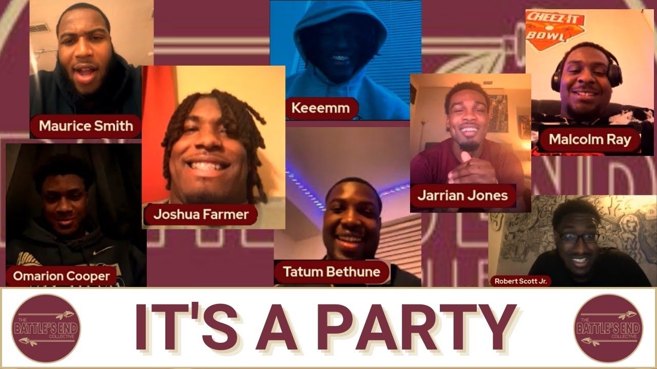 FSU Football Players Battle's End Watch Party - Hykeem Williams, Tatum Bethune, Robert Scott & More