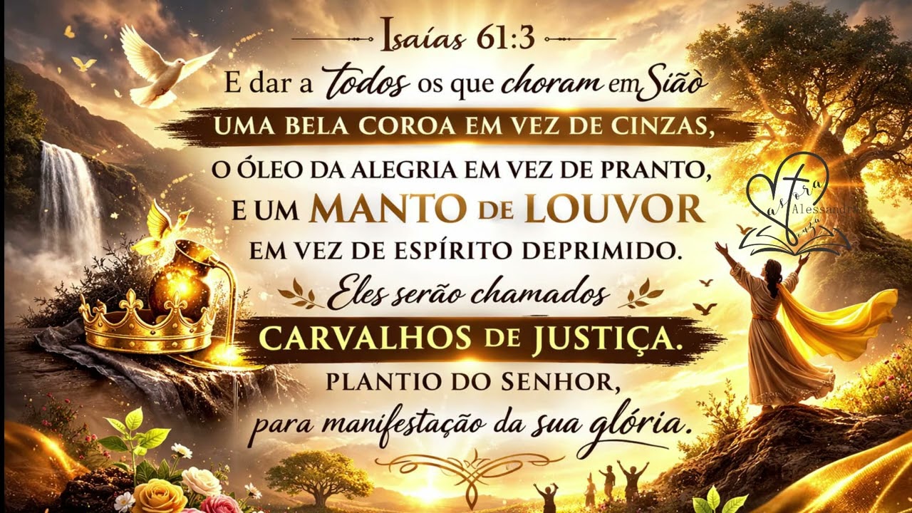 Coroa em lugar de Cinzas! Isaías 61:3