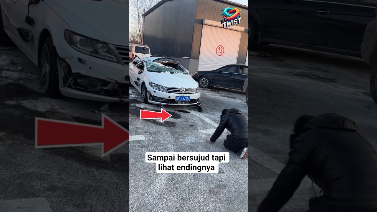kecelakan maut yang membawa berkah #tranding #kecelakaan #viral #china #volkswagen