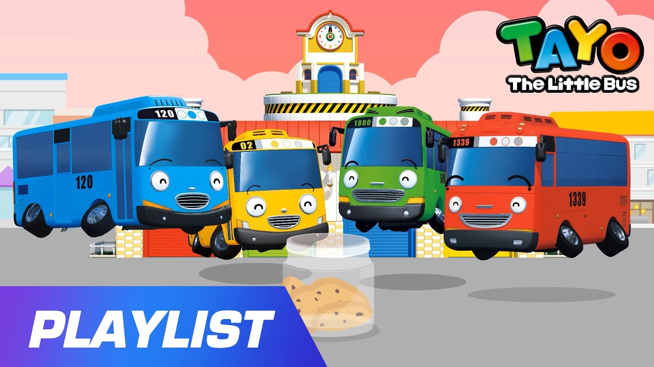 [Playlist] Who took the cookie from the cookie jar?(+More) | Tayo Food Song | Nursery Rhymes