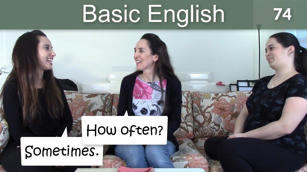 Lesson 74 👩‍🏫 Basic English with Jennifer 📅⌚How often?