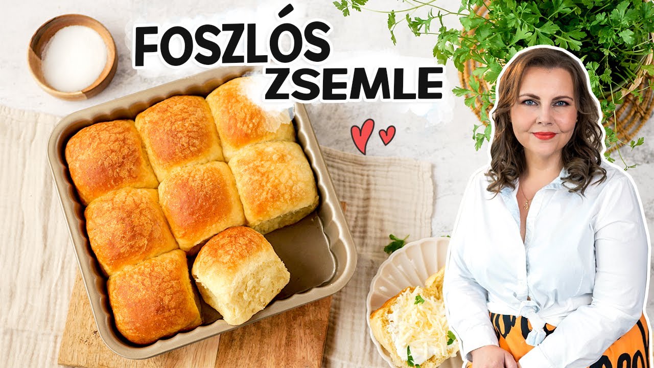 Foszlós burgonyás zsemle recept