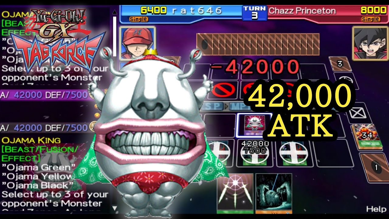 Ojama King vs. Chazz Princeton [ Yugioh GX Tag Force 1 ]