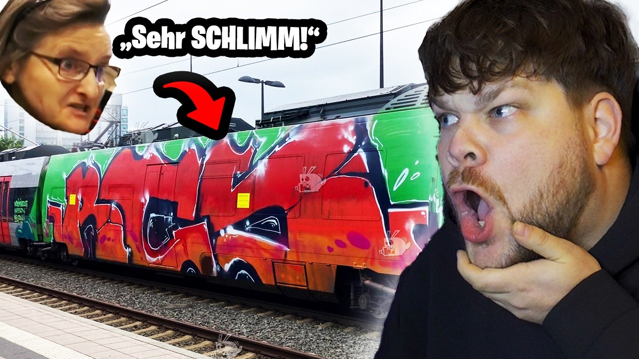 Graffiti in Leipzig | Züge werden BESCHMIERT (RCS BM45 ORG 1UP) DOKU