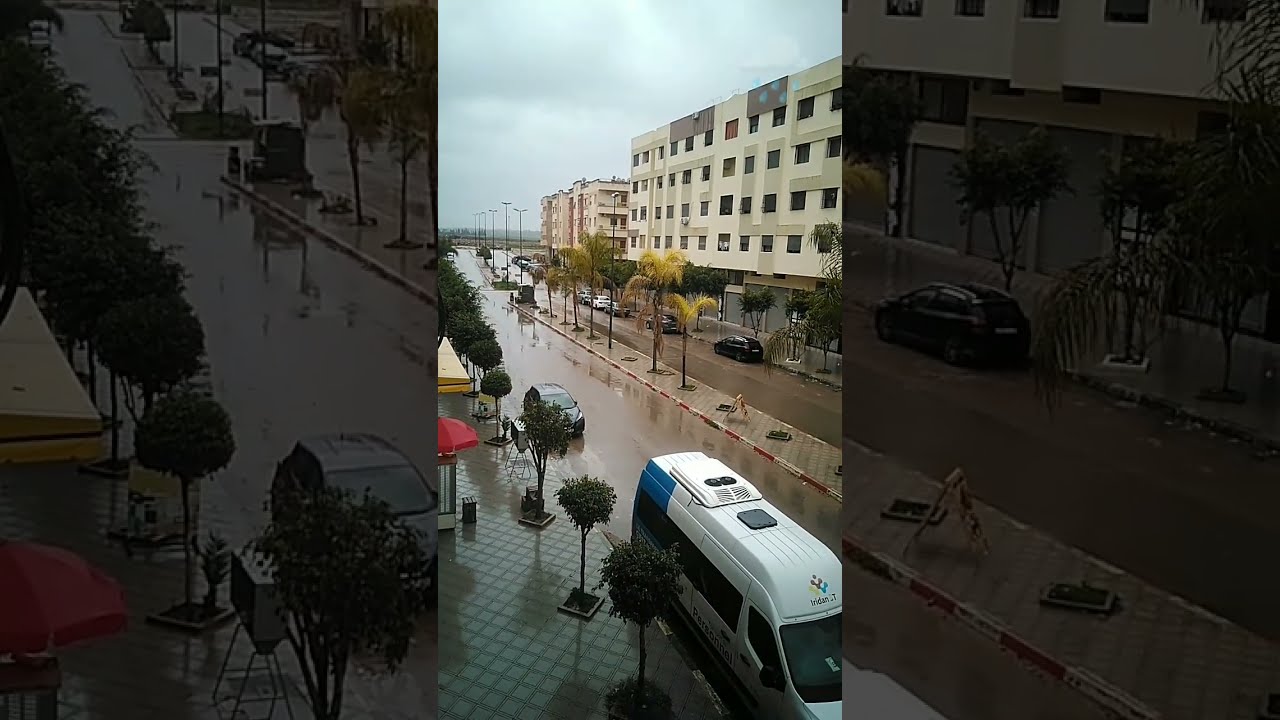 أجواء رائعة في الصباح🌞 تحت المطر⛈️منظر 🏞️ تيحمق🤗
