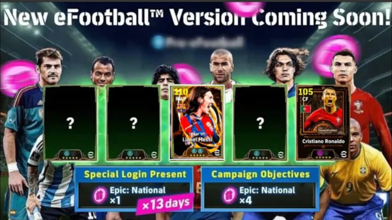 Special 10x Epic CR7 & Messi National Legends Pack Coming! eFootball 2026™ Mobile🥳