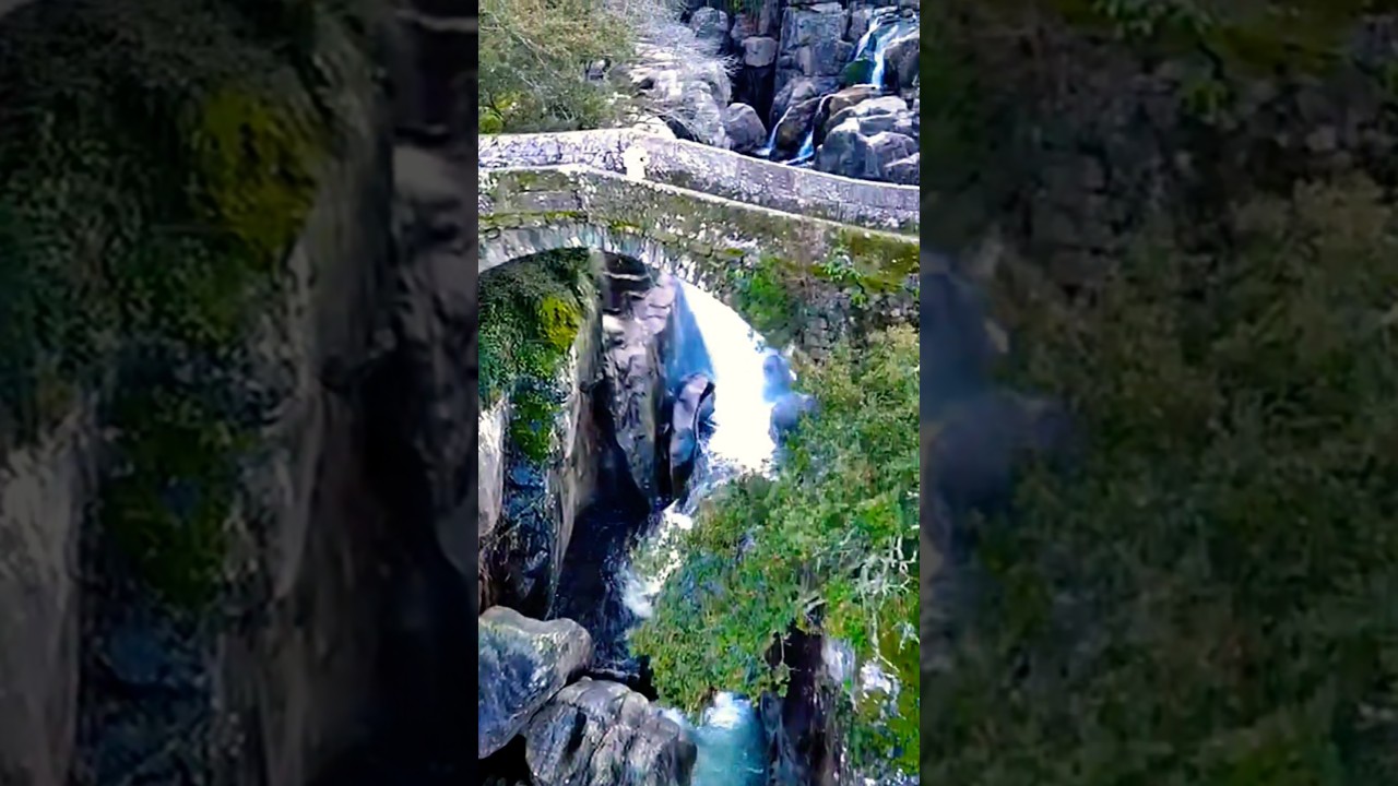 Ponte da Misarela, Ger&ecirc;s, Portugal #portugal #drone #geres #shorts #gladiator #views