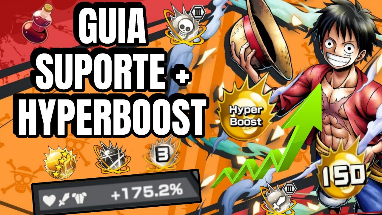 GUIA DEFINITIVO DE SUPORTE E HYPERBOOST NO ONE PIECE BOUNTY RUSH! PASSO A PASSO COMO UPAR SUA CONTA!