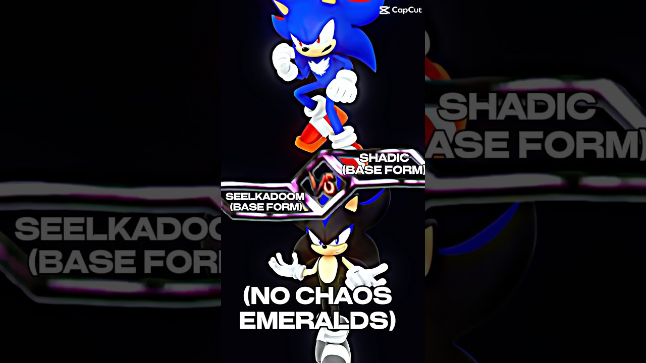 Shadic Base Form (Nazo unleashed) Vs Seelkadoom Base Form (Sonic RPG Series) (No Chaos Emeralds)