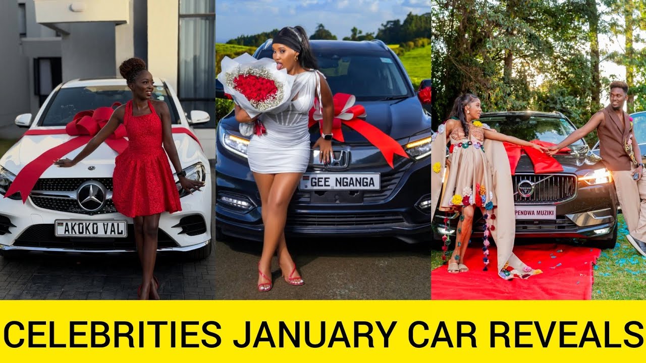 CELEBRITIES JANUARY CAR REVEALS | WAPENDWA MUZIKI | GEE NGANGA | AKOKO VARL | MURUGI MUNYI 