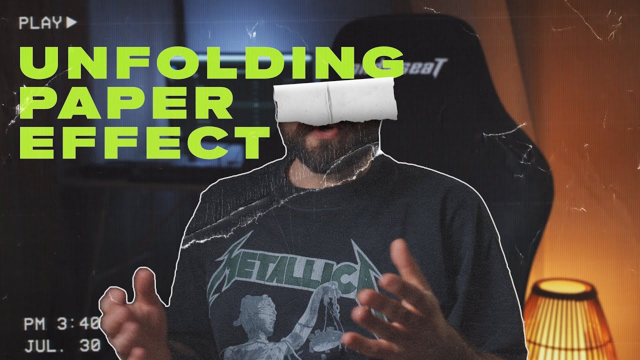 Create This Unfolding Paper Effect in Premiere Pro (+Free Overlays)