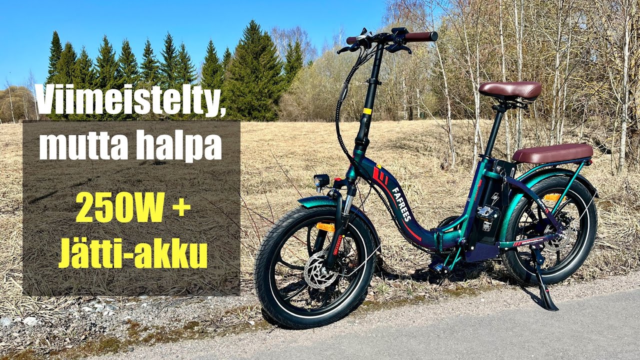 Halpa, mutta viimeistelty sähköpyörä | Fafrees F20+ Pro