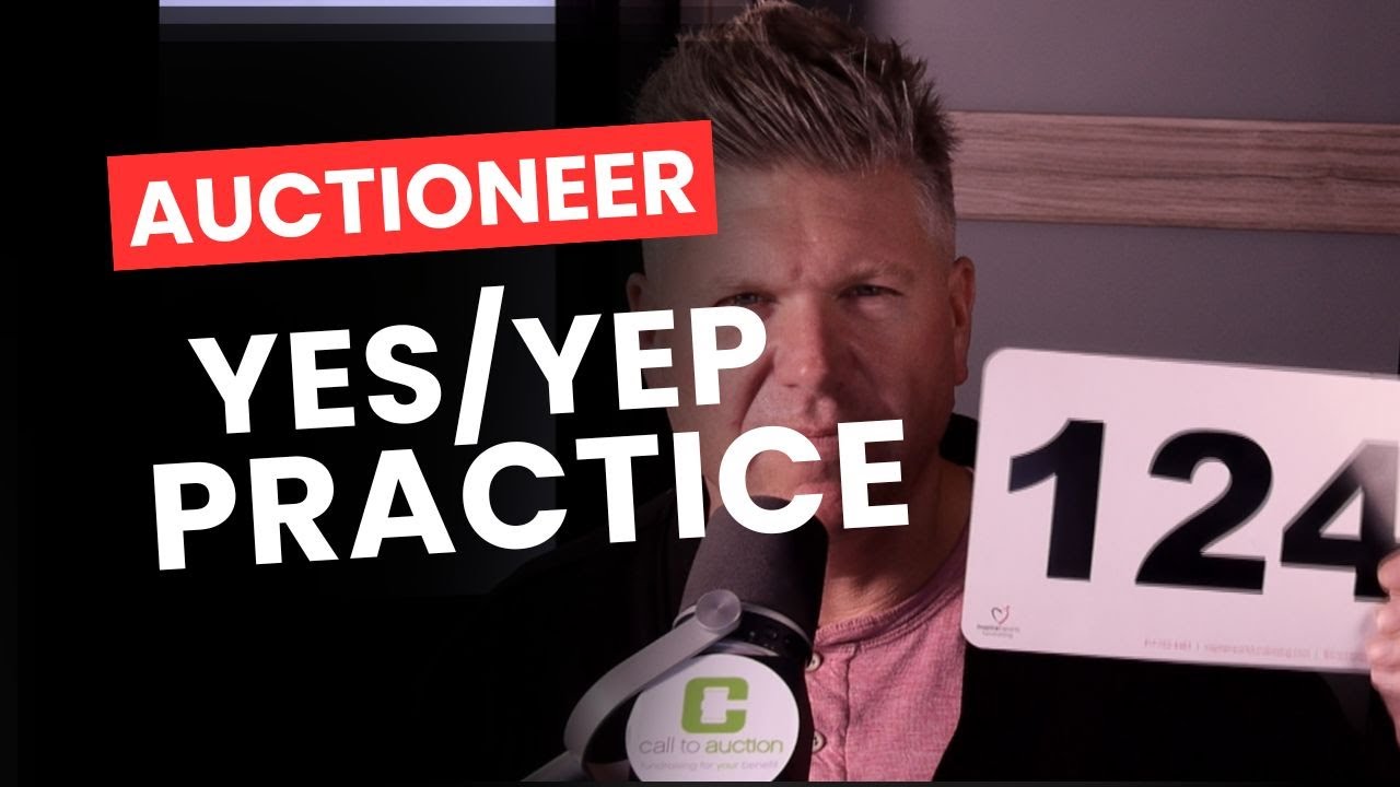 Auctioneer Yes Yup Practice Video