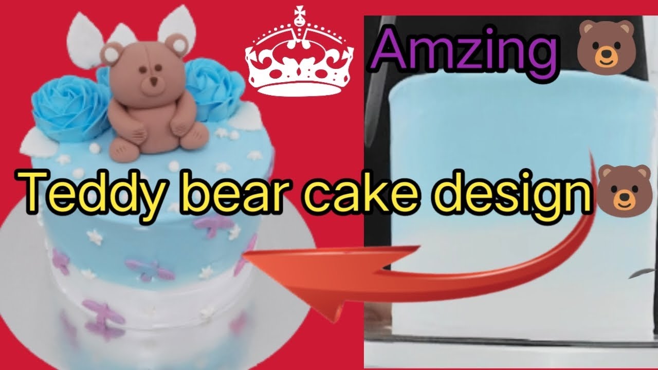 Teddy bear cake decorating ideas | teddy bear cake design|