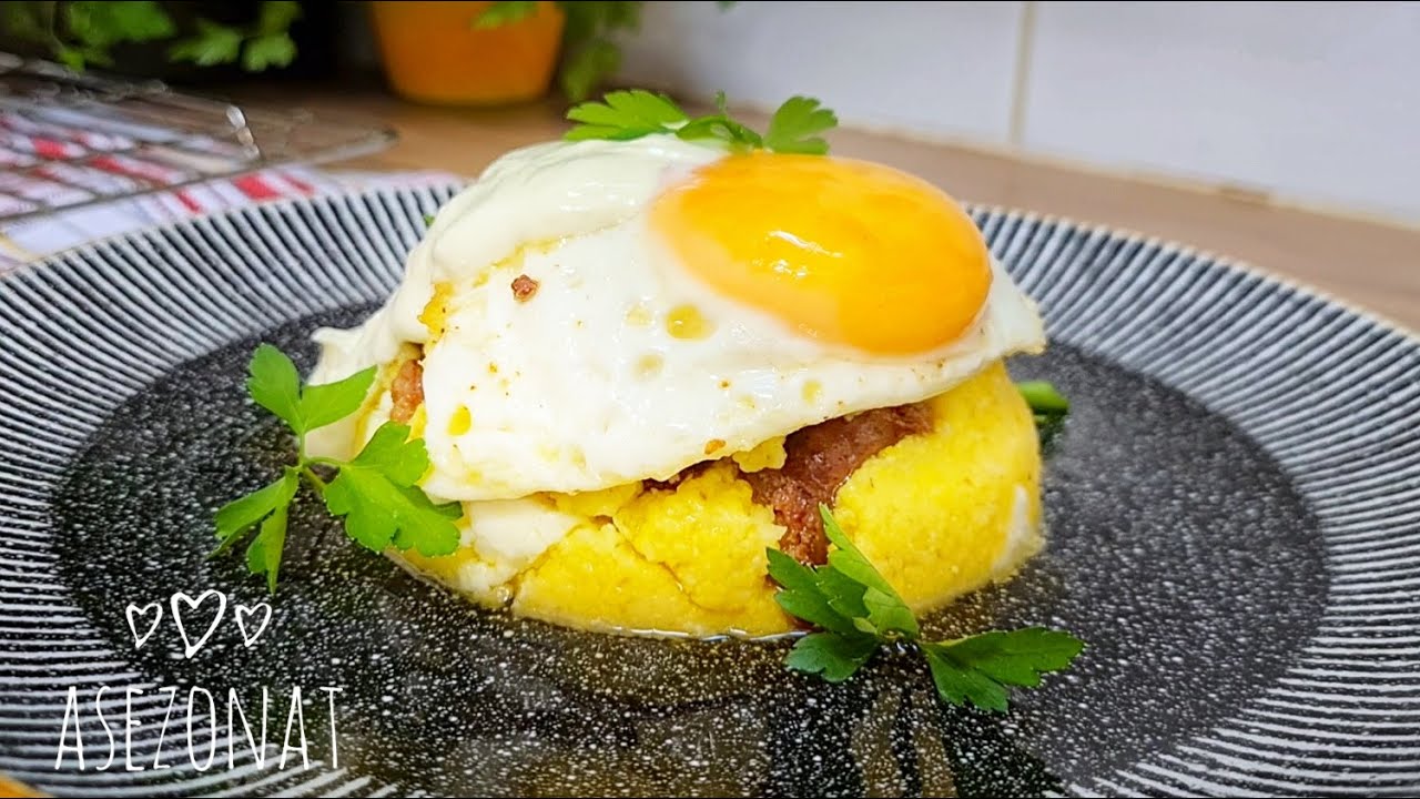 BULZ in straturi cu mamaliga, branza, afumatura si ou🍳
