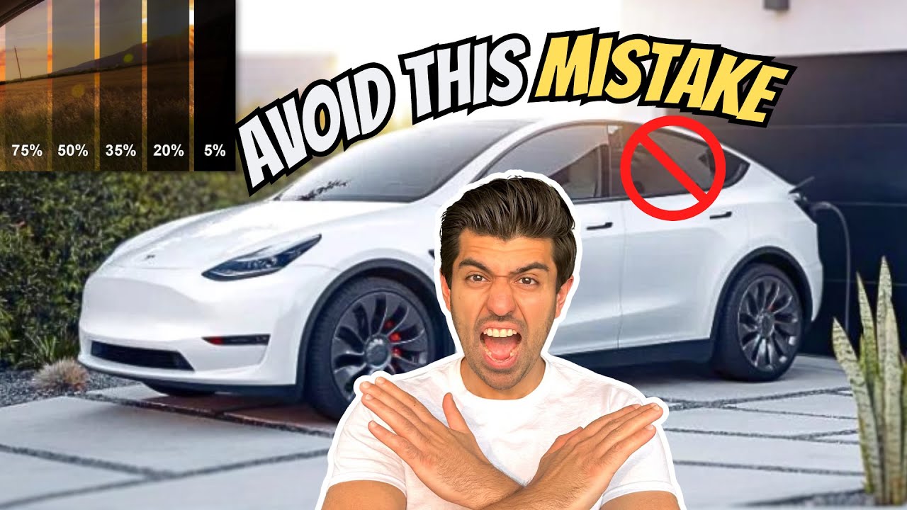 НЕ совершайте эти ошибки при тонировке Tesla