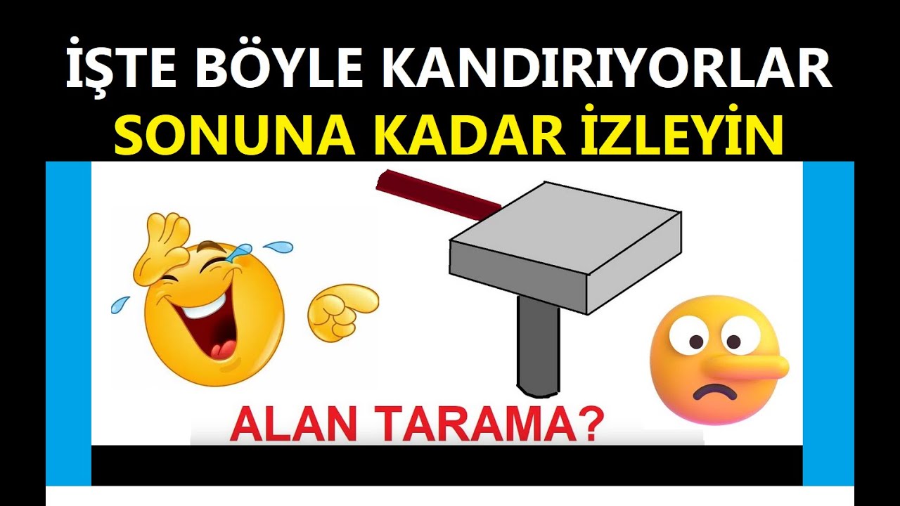 Sahtekarların alan taramaları! (Sonuna kadar izleyin)
