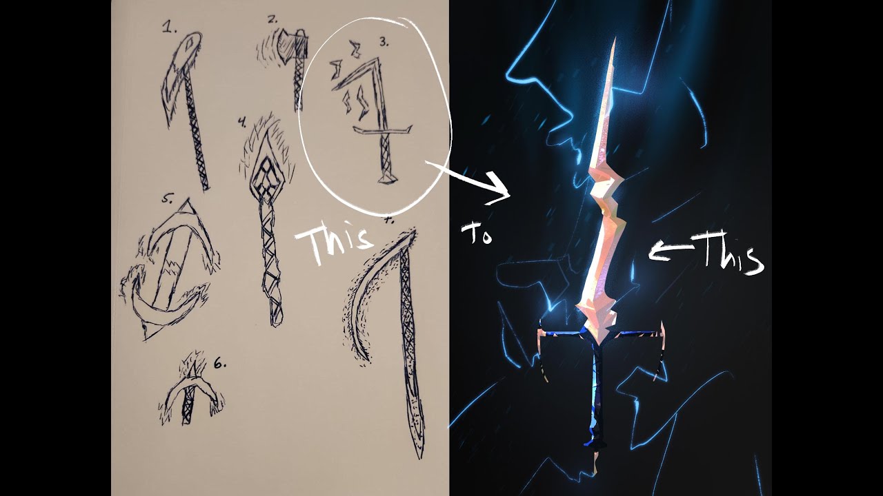 Critique of my son's weapon designs! :D