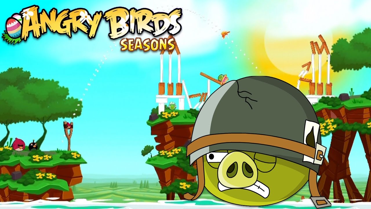 Angry Birds Seasons - Rovio Entertainment Ltd 2016 MARIE HAMTOINETTE Level 1-5