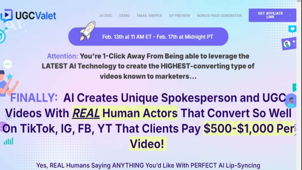 UGC Valet Review  Create Stunning AI Powered Videos in Minutes &ndash; No Skills Needed!