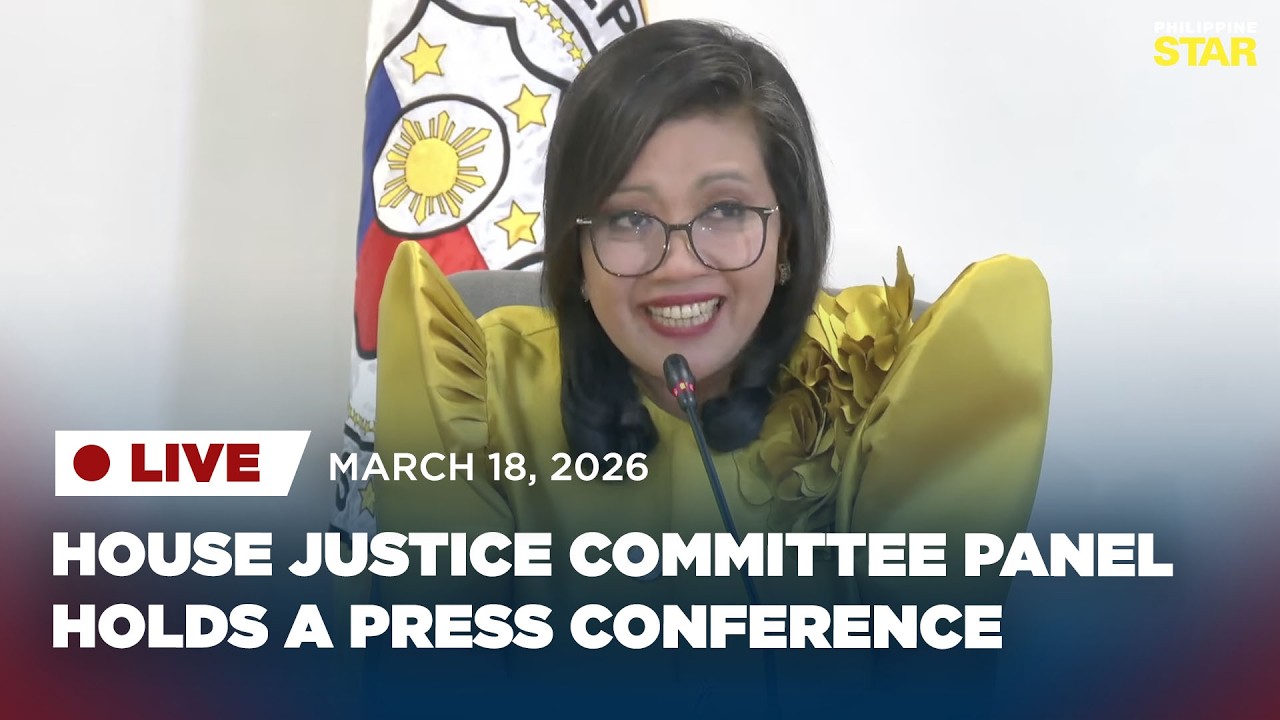LIVESTREAM: House justice committee panel holds a press conference (March 18, 2026)