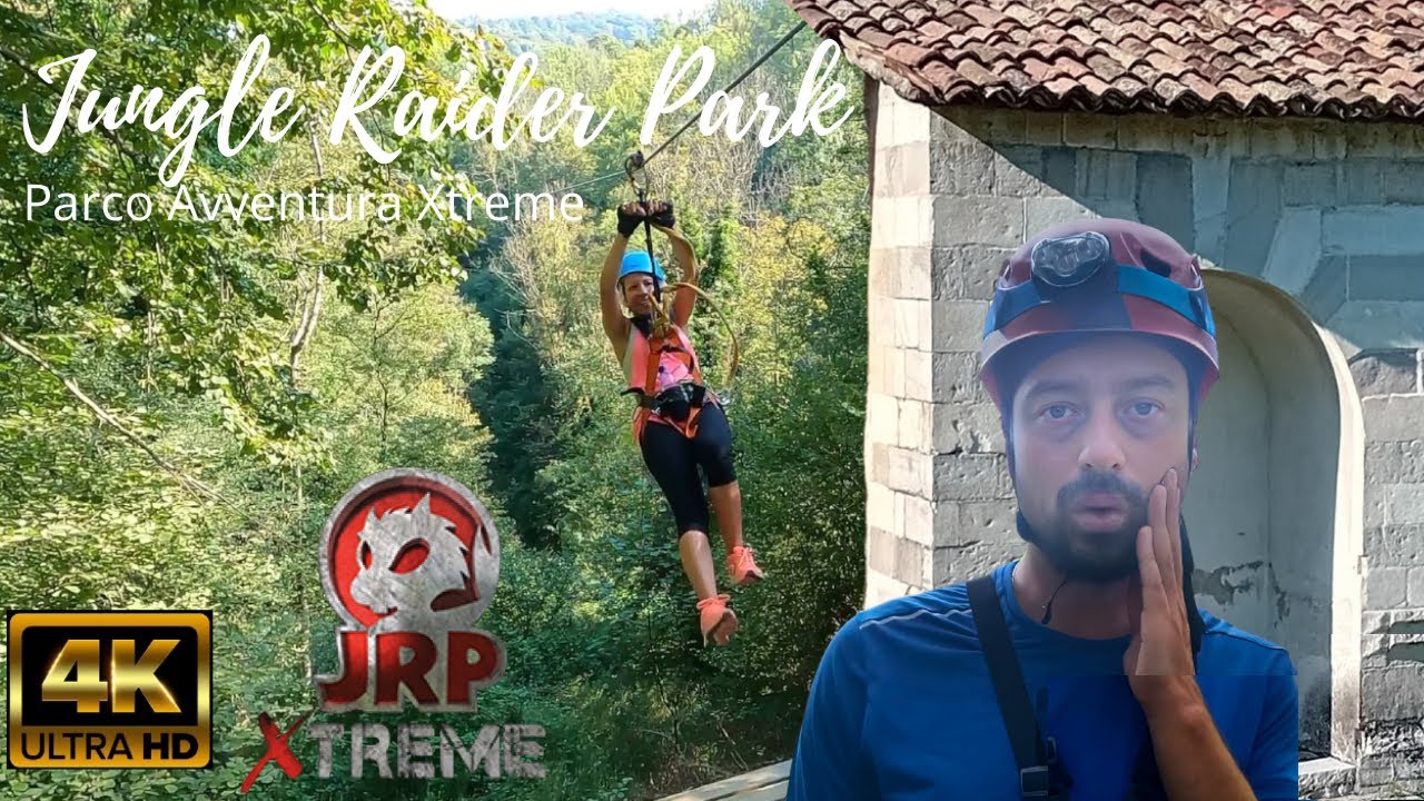 Caglio (Co) Parco Avventura PAZZESCO 🙆 Jungle Rider Park Xtreme 🧗‍♂️ Lombardia in 4K