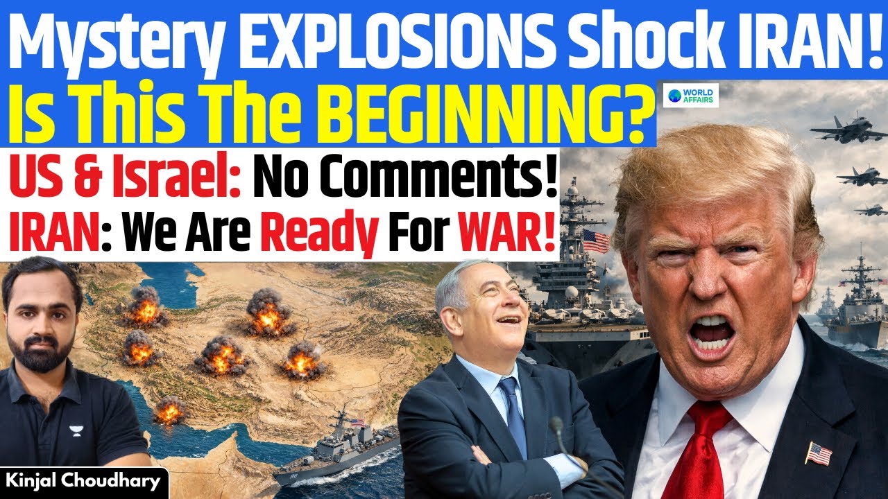 Israel Pulling Strings? Multiple Explosions Rock Iran as US Monitors IRGC Naval Drills | Kinjal