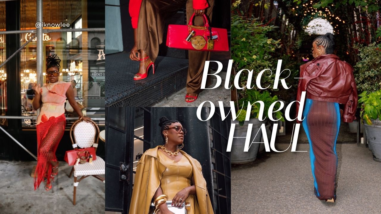 Великолепие от Black-Owned: стильные вещи, украшения, обувь и косметика с головы до ног!