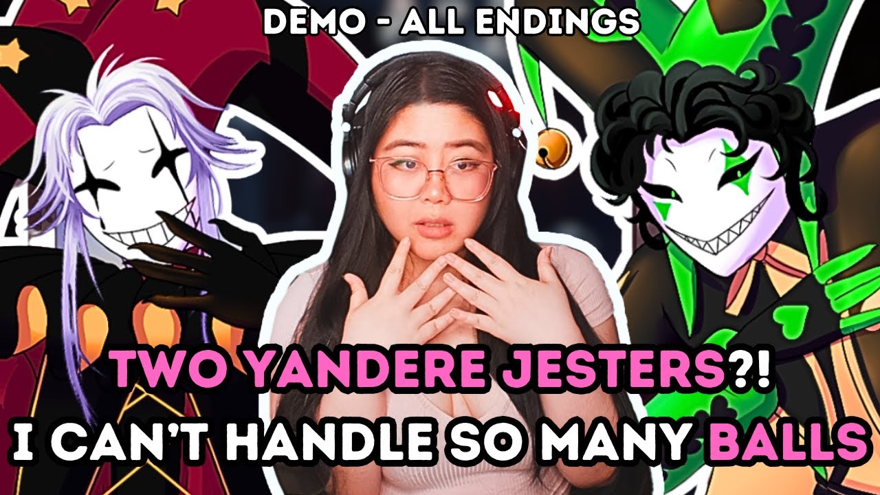 TWO Yandere Jesters Fight Over Me?! | The Freak Circus DEMO - ALL ENDINGS