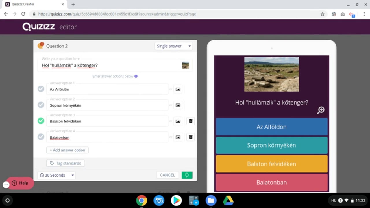 Quizizz   tesztek készítése, szerkesztése