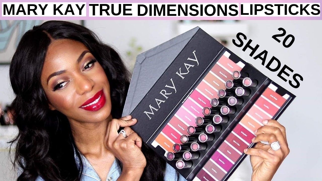 Mary Kay True Dimensions Lipstick Swatches