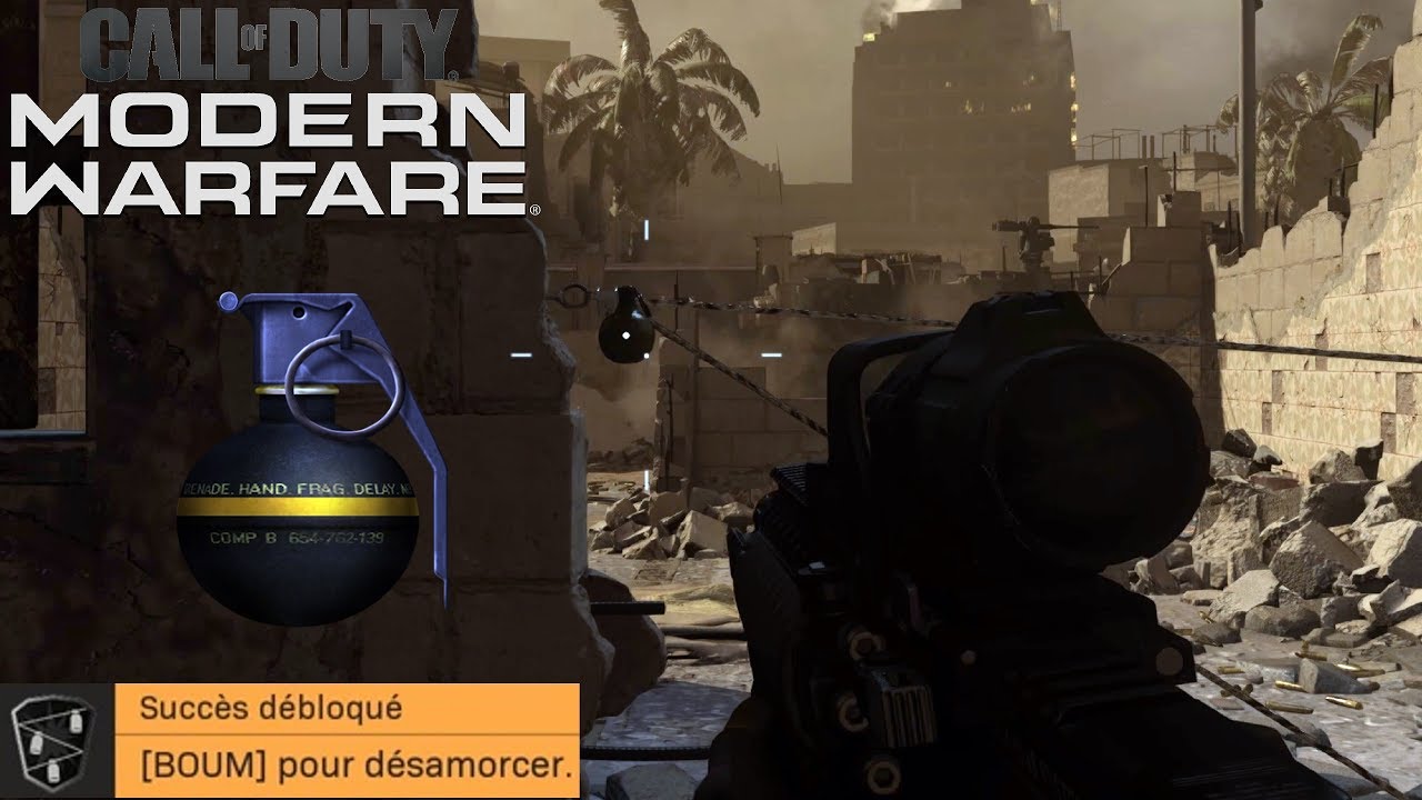 CALL OF DUTY MODERN WARFARE: [BOOM] POUR DÉSAMORCER TROPHÉE / SUCCÈS
