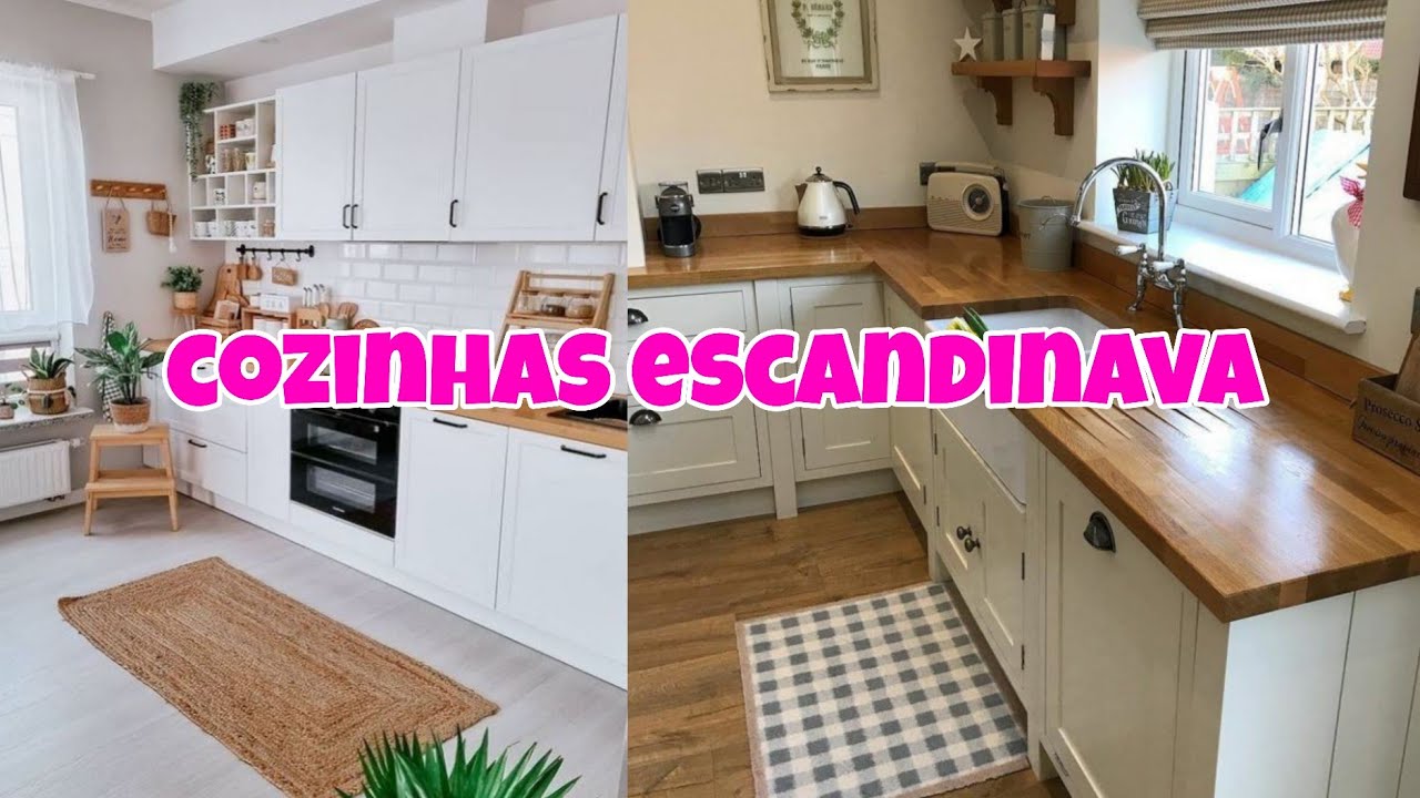Cozinhas escandinava Lindas idéias  pra se inspirar