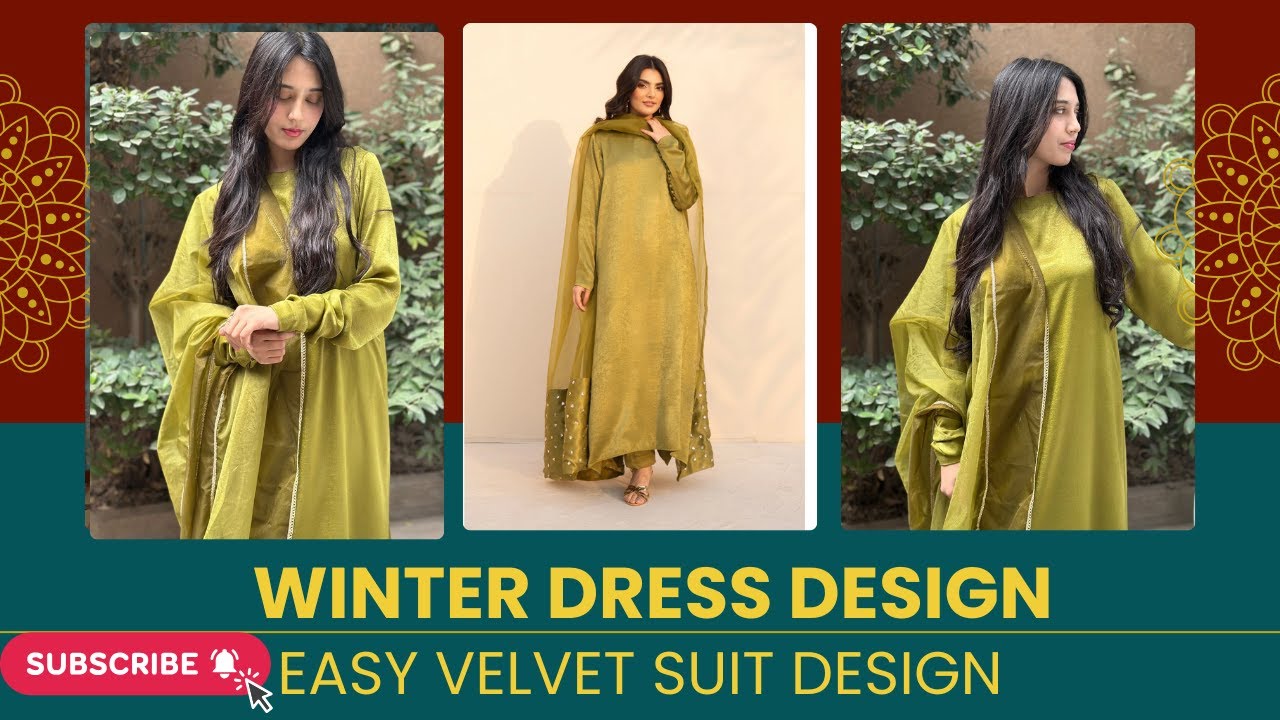 How to design Velvet suit for winters in 2026|New dress designs like boutique style | 15k Suit in 7k