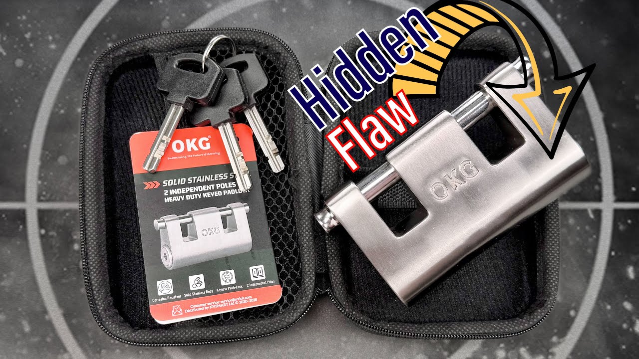 [1624] HUGE Flaw in OKG Sliding Bolt Padlock